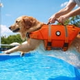 thumbnail image 5 of Dog Life Vest Dog Swim Vest, Life Jacket with Chin Float & Handle for Swimming & Boating, High Visibility Adjustable for Doggy Cat Puppy, 5 of 5