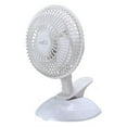 thumbnail image 1 of Hauz CF1-6 - Desk Fan with 6 Inch Clamp, White, 1 of 2