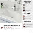 thumbnail image 4 of Stylish Undermount 18 ¼"Wx 13"D White Porcelain Rectangular Bathroom Sink Set of 2 P-201-2, 4 of 10