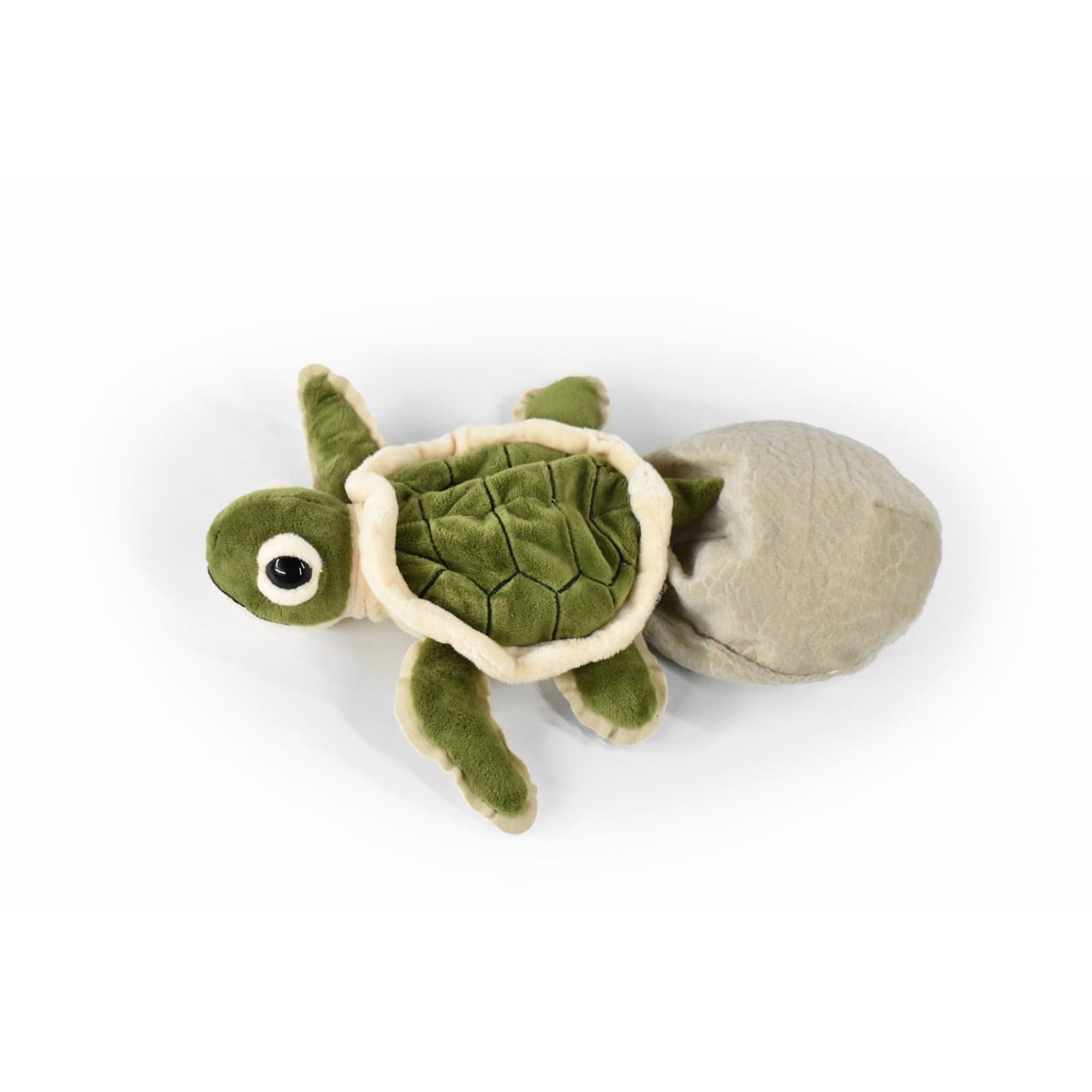 Sea Turtle Baby, Hatching From Egg, Plush Animal, Soft, Stuffed, Toy, Educational, Realistic, Turtle Design, Educational, Figure, Lifelike, Replica, Gift, 8" PZ033 B463
