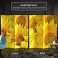 thumbnail image 2 of Oriental Furniture 6 ft. Tall Sunflowers Canvas Room Divider - 4 Panel, 2 of 7