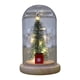 thumbnail image 2 of Ganfancp Regalo de Navidad Tapa de Cristal de Madera Luminoso Mini Adorno de Árbol de Navidad Ofertas de La Semana 1 Adorno de Pantalla de Luz, 2 of 2