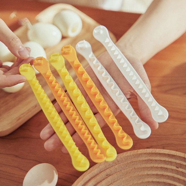 2 piezas Cortadora de huevos antideslizante antiadherente resistente al calor fácil de usar