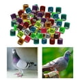 thumbnail image 1 of kurtrusly 100Pcs 2022 Aluminium Dove Racing Pigeon Foot Rings Bands 8mm Mix, 1 of 8
