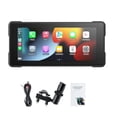 thumbnail image 1 of Motorcycle 6.86 Inch Bluetooth Portable Screen GPS Navigation IP68 Waterproof Wireless Carplay Android Auto MP5 Player, 1 of 5