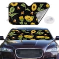 thumbnail image 4 of Goofa Bees and Sunflowers Printed Car Windshield Sunshade,Foldable Reflective Sun Visor,UV Protection Heat Blocker Sunshade,Car Cooling Accessory-, 4 of 7