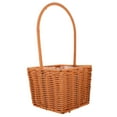 thumbnail image 5 of MLINS Woven Floral Basket Picnic Basket Rustic Flower Basket with Handle Woven Basket, 5 of 8