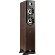 Polk Signature Elite ES50 Tower Speaker - Hi-Res Audio Certified and Dolby Atmos & DTS:X Compatible, 1" Tweeter & (2) 5.25" Woofers, Power Port Technology for Effortless Bass, Contemporary Walnut