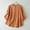 Orange Stand-up Collar Blouse & Shirt for Women _ a, variant on SMihono Fashion Women's Summer Stand Collar Puff Sleeve Cotton Linen Blouse Shirt Loose Buttons Tunic Tops Pink Free Size