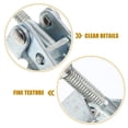 thumbnail image 4 of Miangastore Toggle Clamp Silver 2Pcs 6.5x1.7x0.8In, 4 of 9
