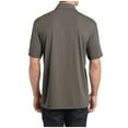 thumbnail image 3 of Yellow Rooster Mens Cotton Touch Performance Male Polo Shirt Grey Smoke XS, 3 of 4