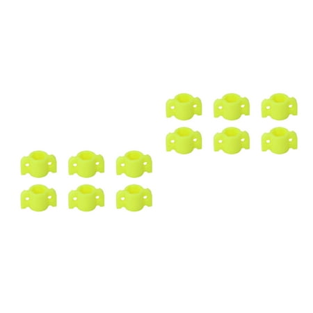 Raindrops 12 Pcs Outdoor Hunting Arrow Sliders Fishing Plastic Sliding Block Archery Fittings