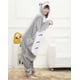 thumbnail image 4 of Mono de Totoro gris para adultos, pijamas de animales de peluche, disfraz de Navidad de una pieza, ropa de fiesta para mujeres y hombres, mono, 4 of 4