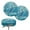 Bohemia Flower Blue, variant on Jeiento Boho Flower Stool Covers Round Set of 2 Round Stool Seat Cover Dustproof Barstools Cover with Elastic Band Stretch Soft Stool Cushion Slipcover for Circle Chair Stools Size L