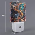 thumbnail image 2 of Balery Whimsical Animal Spiral Luz Nocturna LED con Sensor Automático, Enchufe con Sensor Crepuscular, Luz Suave de 0.5W para Dormitorio, Pasillo, Baño-UK, 2 of 7