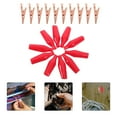 thumbnail image 3 of Miangastore Claw Shaped Alligator Clips Assorted Color 10Pack 1.3x0.4x0.4in, 3 of 8