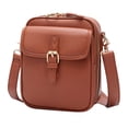thumbnail image 4 of Bolso con 10 ranuras para tarjetas, ideal para el trabajo, deportes al aire libre, viajes, para mujer marrón, 4 of 8