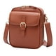 thumbnail image 4 of Bolso bandolera retro ligero unisex multiusos para viajes y deportes al aire libre marrón, 4 of 8