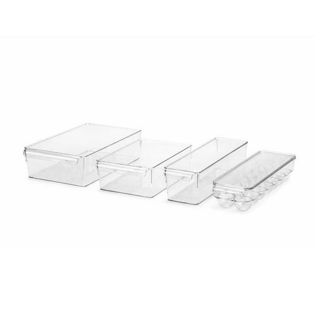 set de organizadores para refrigerador 4 piezas