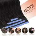 thumbnail image 7 of JUNGLE WAVE Clip in Hair Extensions Real Human Hair, 20 Inch 50g, Natural Black,20Pcs With 20 Clips Hair Extensions Clip ins for Women, Natural Human Hair, 7 of 7