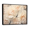 thumbnail image 2 of Designart "Tan Carnation Composition V" Carnations Floater Framed Wall Art Prints, 2 of 5