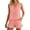 Pink-b, variant on Bigetiay Women's Solid Sleeveless Top and Shorts Two Piece Outfit, Size XXL