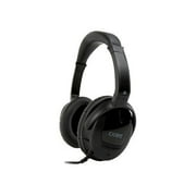 COBY CV 194 - Headphones - full size - wired - active noise canceling - 3.5 mm jack - black