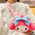 thumbnail image 2 of Anime Hello Kittys Dolls Kawaii Sanrio Girly Lindo Bolsa De Silicona De Dibujos Animados De Un Hombro Moda Mensajero Bolso Juguetes Regalo Fivean unisex, 2 of 2