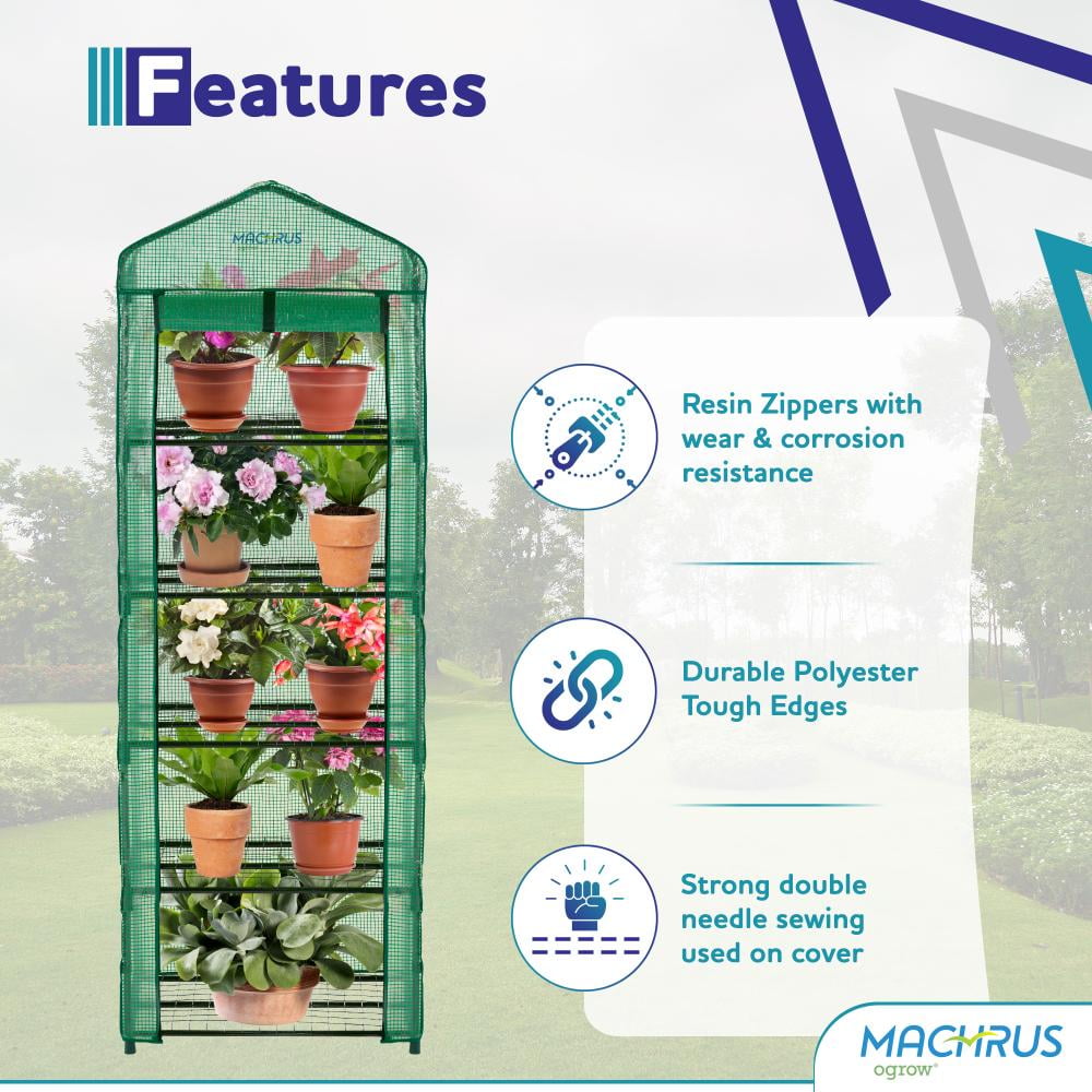 Machrus Ogrow Ultra-Deluxe 5 Tier Portable Bloomhouse