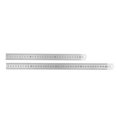 thumbnail image 1 of Miangastore 2Set Metal Measuring Ruler Stainless Steel Professional Design For Engineers, 1 of 8