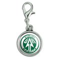 thumbnail image 1 of Arrow TV Series Sigil Antiqued Bracelet Pendant Zipper Pull Charm with Lobster Clasp, 1 of 5