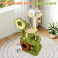 thumbnail image 4 of Gymax 40'' Cat Tree Tower w/Perch Condo Platforms Hanging Toy Spring Ball for Indoors, 4 of 10