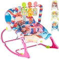 thumbnail image 1 of Silla Mecedora Columpio Electrica Para Bébe Portátil De Lujo Cómodo Bouncer Para Bebes Silla Acolchada Multifuncional Con Juguetes Colgante (Gris), 1 of 6