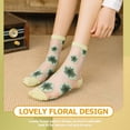 thumbnail image 5 of 5 Pairs Transparent Socks Women Sheer Floral Flower, 5 of 8