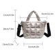 thumbnail image 5 of Bolsos Hombro para Mujer Bolsos Mano Nailon Acolchados A La Bolsos (plata), 5 of 9