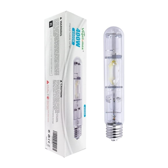 Lámpara de cultivo Vegelumax MH 400W 6000K 36000 lúmenes E39