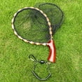 Fly Fishing Landing Net Soft Rubber Trout Net boat river lake stream