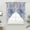 Blue, variant on Boho Blue Flower Swag Valances for Windows, Kitchen Curtains 36 Inch Length 2 Panels Set, Spring Watercolor Country Floral Plant Short Curtains for Small Windows Rod Pocket Cafe Curtains 28"x36"