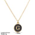 thumbnail image 3 of Collier Femme Simple Pendentif A à Z Collier Charme Collier Clavicule, 3 of 6