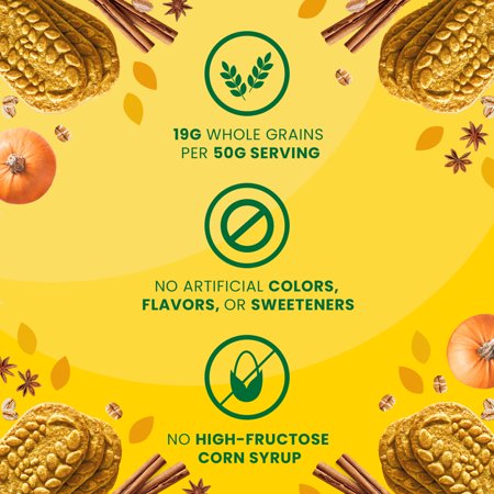 belVita Breakfast Bars Biscuits, Pumpkin Spice, 5 Packs (4 Biscuits Per Pack)