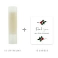 thumbnail image 5 of Koyal Wholesale Winter Snowy Woodland Forest Watercolor Wedding, Lip Balm Party Favors, Thank You All for Coming, 12- Pk, 5 of 5
