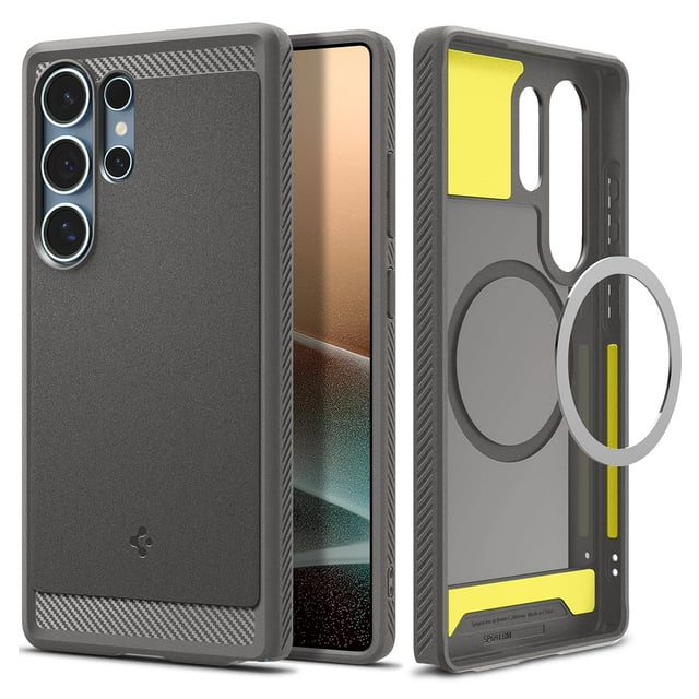 Funda Spigen Rugged Armor MagFit para Samsung Galaxy S25 Ultra