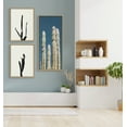thumbnail image 6 of Kate and Laurel Sylvie Cactus Sky Framed Canvas Wall Art by Stephanie Klatt, 18x40 Natural, Tall Scenic Desert Cacti Art for Wall, 6 of 6