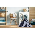 thumbnail image 2 of Ahgly Company Tapis Rond Lavable en Machine Intérieur Transitionnel Bleu Nuit, 6 Pieds Rond, 2 of 7