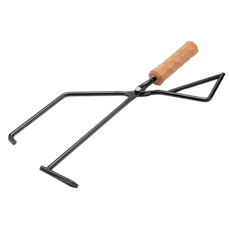 

Fire Tongs Grab Campfire Picnic Fireplace Tongs Brown