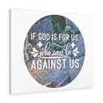 thumbnail image 1 of Scripture Walls God Is For Us Bible Verse Canvas Christian Wall Art Ready to Hang Unframed, 1 of 8