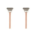 thumbnail image 2 of 531-02 2 Brosses Brosse en Acier Inoxydable 10.75 Po - Ensemble de 2, 2 of 3