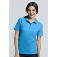 thumbnail image 4 of Gildan Softstyle Womens Short Sleeve Double Pique Polo Shirt, 4 of 4