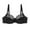 Black, variant on Ahuyic Summer Womens Bras,Plus Size Bras for Women,Women's Daily Adjustable Underwear Gathered Thin Bra Without Steel Ring