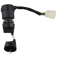 thumbnail image 3 of 5-Wire Ignition Key Lock Switch Assembly for 2-5KW Gasoline Generators, Combination Switch, Fits Gas Generator, 3 of 8